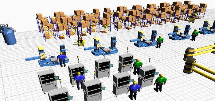 manufacturing simulation and digital twin