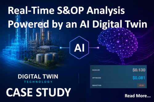 real-time S&OP Analysis - AI Digital Twin
